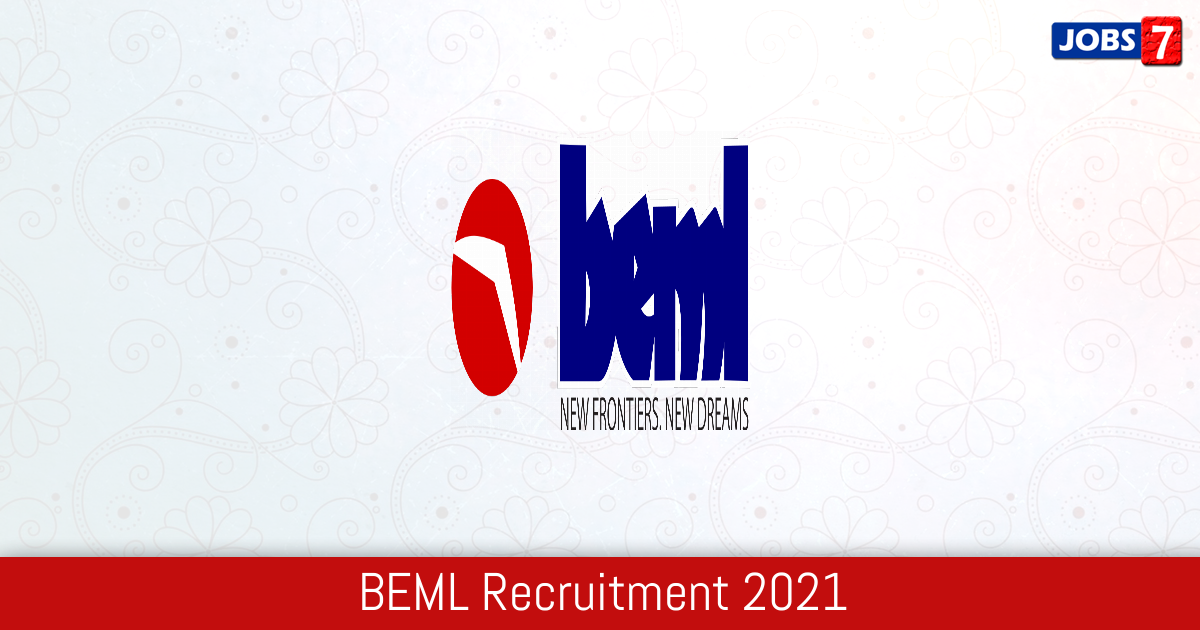 BEML Recruitment 2024:  Jobs in BEML | Apply @ www.bemlindia.in