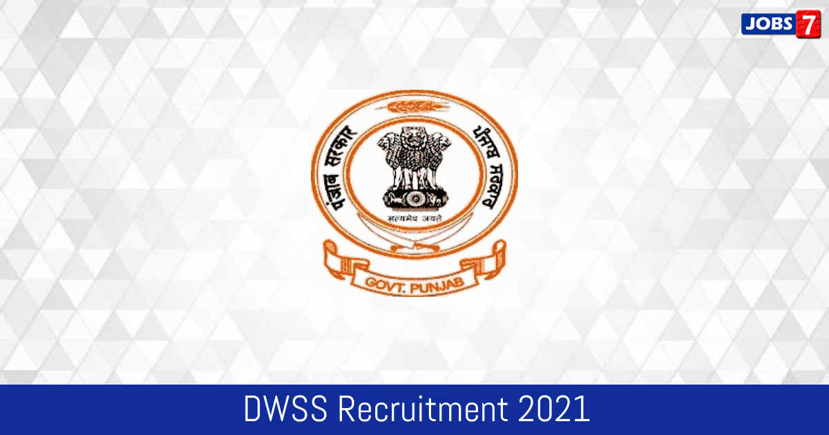 DWSS Recruitment 2024:  Jobs in DWSS | Apply @ punjab.gov.in