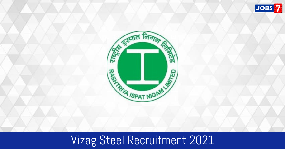 Vizag Steel Recruitment 2024:  Jobs in Vizag Steel | Apply @ www.vizagsteel.com
