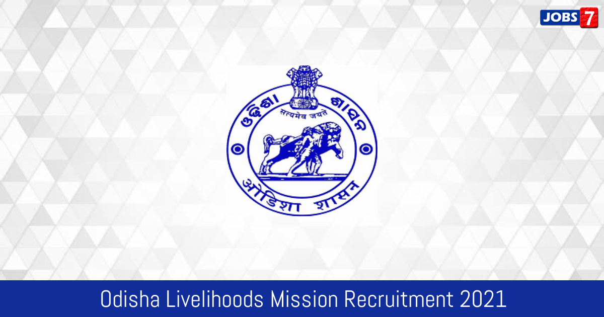 Odisha Livelihoods Mission Recruitment 2024:  Jobs in Odisha Livelihoods Mission | Apply @ olm.nic.in