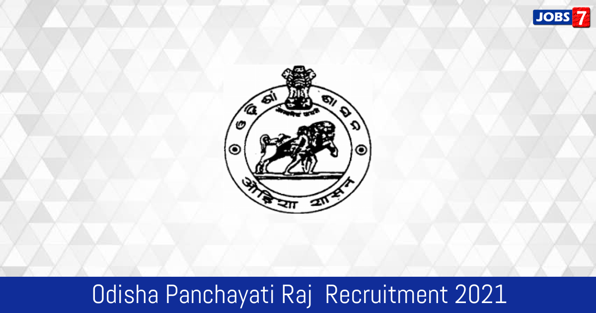 Odisha Panchayati Raj Recruitment 2024:  Jobs in Odisha Panchayati Raj | Apply @ odishapanchayat.gov.in