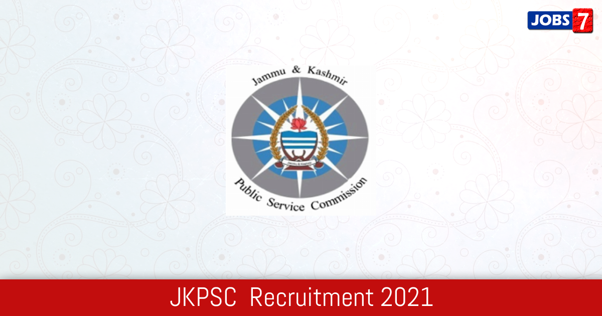 JKPSC  Recruitment 2023:  Jobs in JKPSC  | Apply @ jkpsc.nic.in
