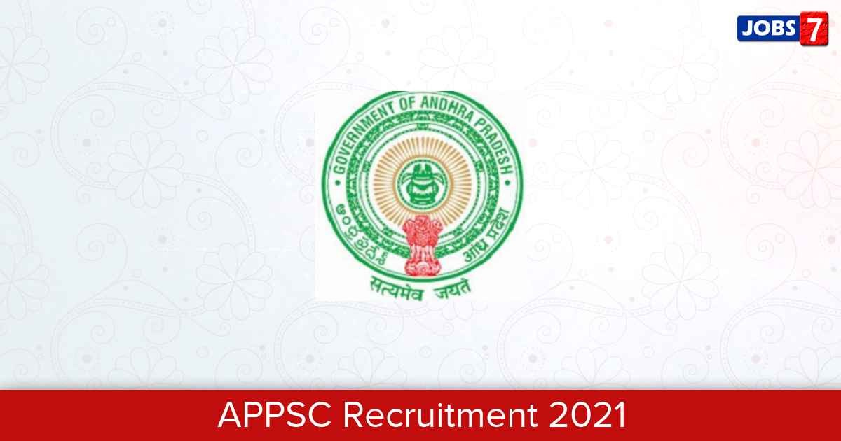 APPSC Recruitment 2024: 82 Jobs in APPSC | Apply @ psc.ap.gov.in