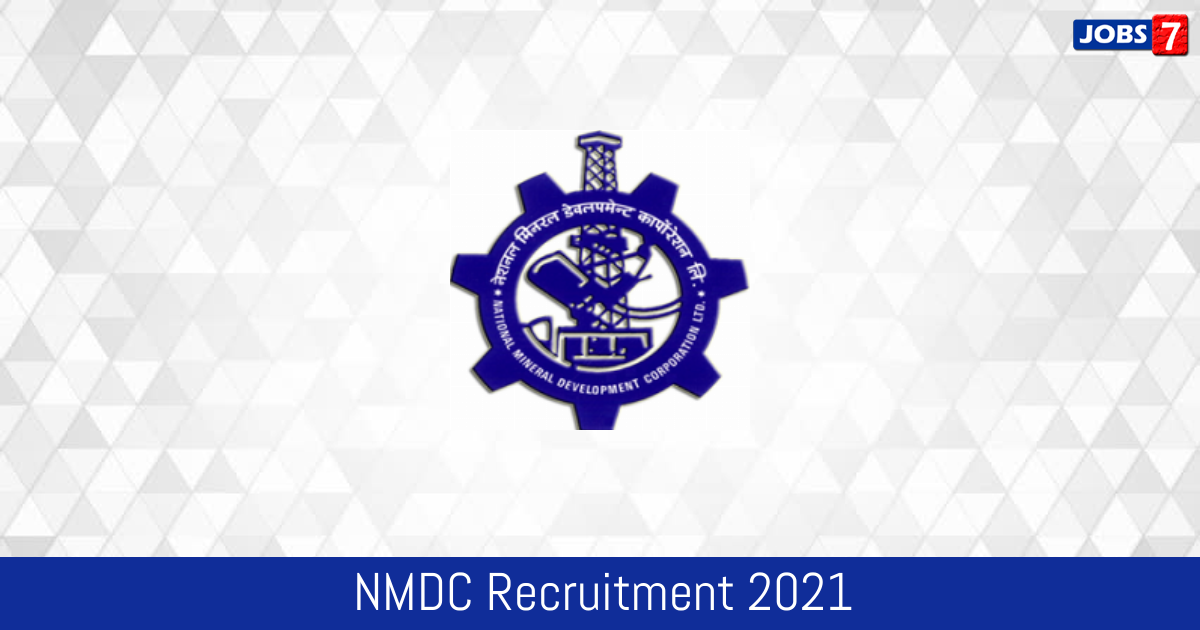 NMDC Recruitment 2024: 193 Jobs in NMDC | Apply @ www.nmdc.co.in