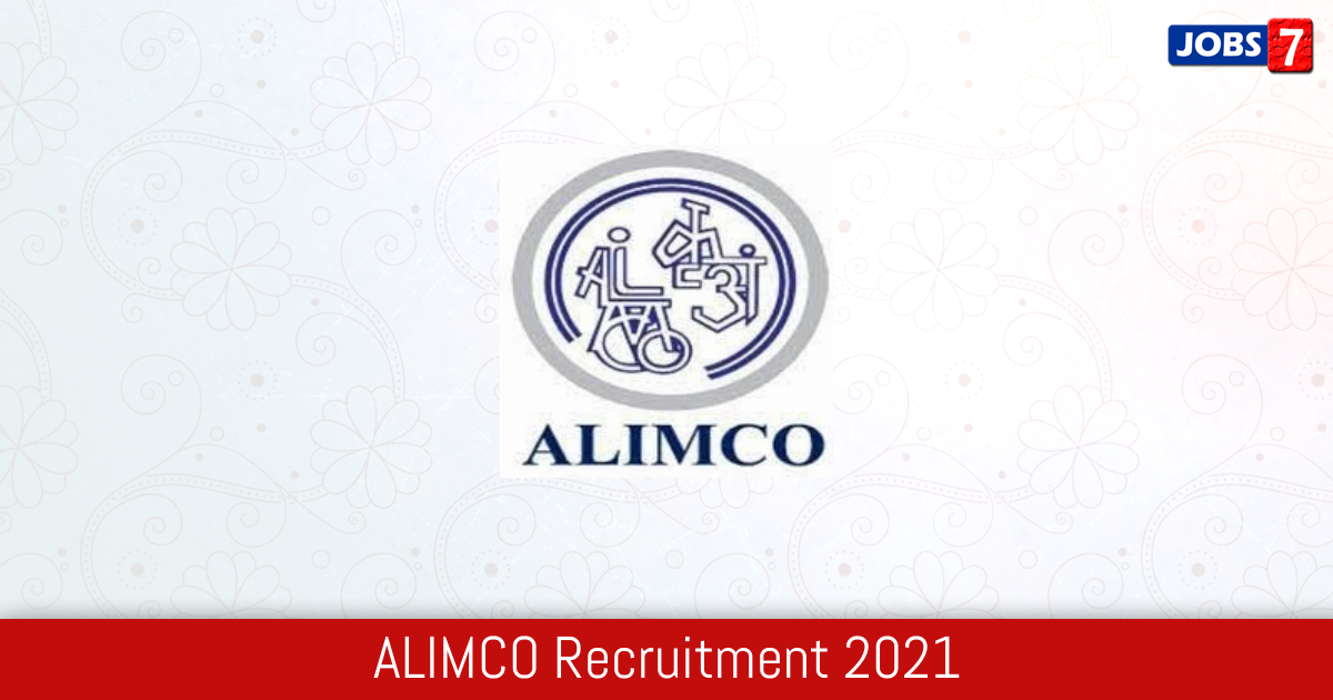 ALIMCO Recruitment 2023: 1 Jobs in ALIMCO | Apply @ www.alimco.in
