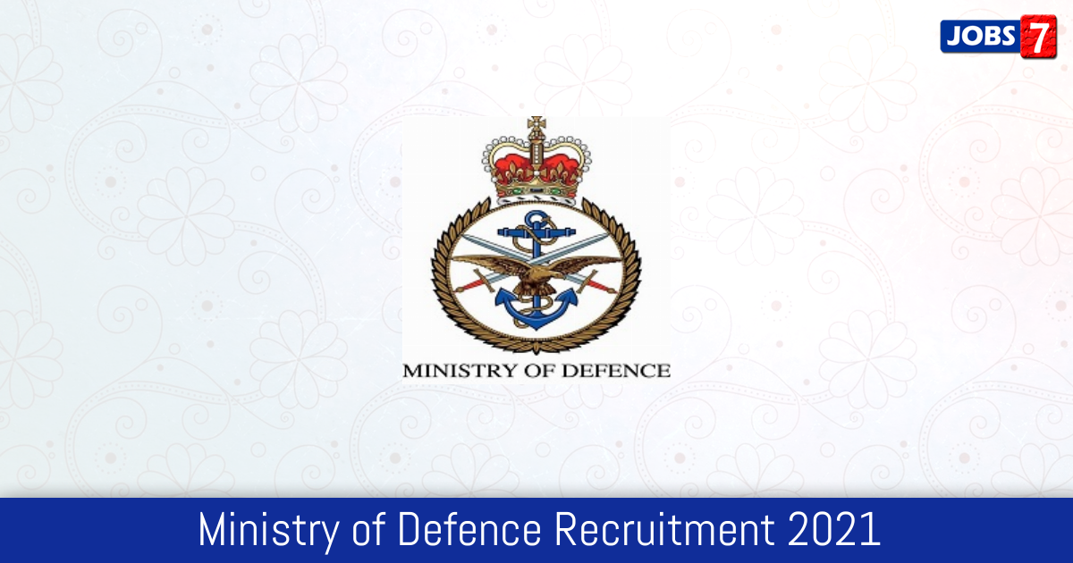 Ministry of Defence Recruitment 2024: 40 Jobs in Ministry of Defence | Apply @ mod.gov.in