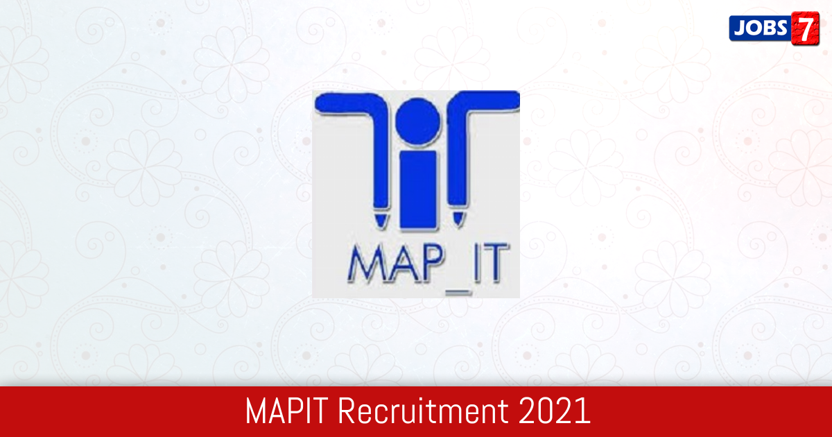 MAPIT Recruitment 2024:  Jobs in MAPIT | Apply @ www.mapit.gov.in