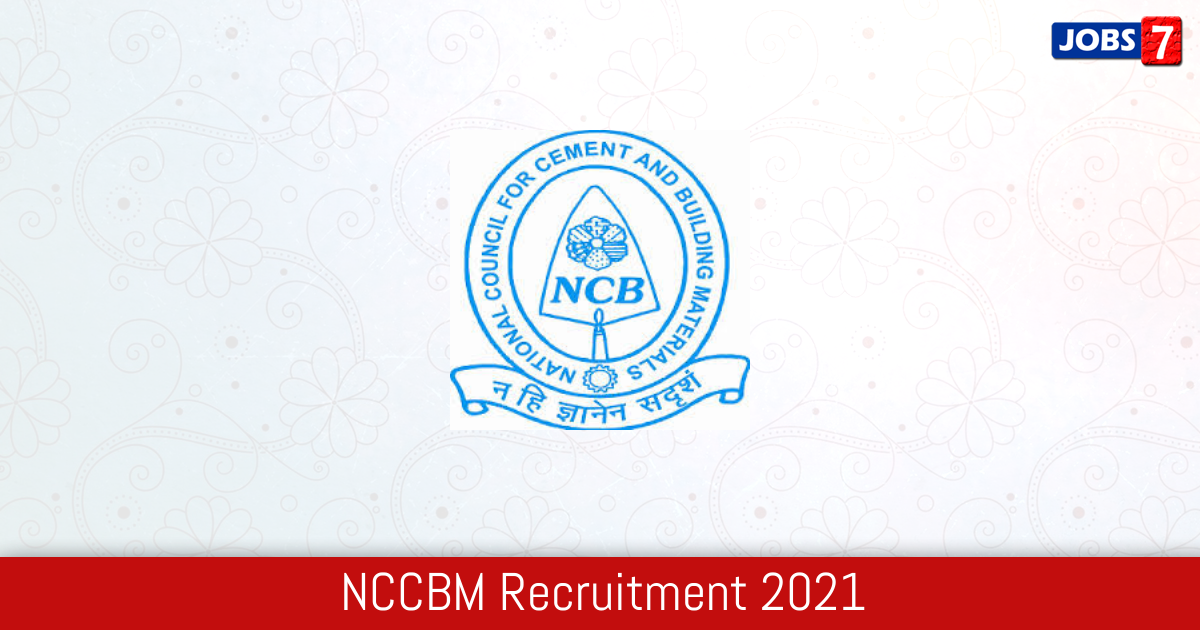 NCCBM Recruitment 2024:  Jobs in NCCBM | Apply @ www.ncbindia.com
