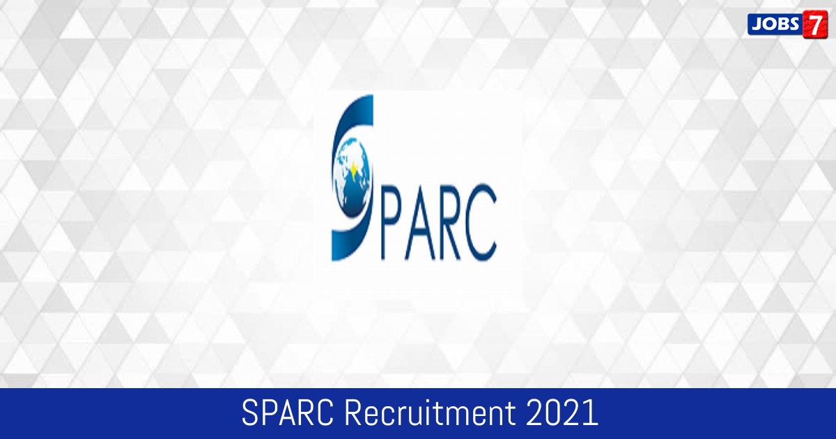 SPARC Recruitment 2024:  Jobs in SPARC | Apply @ sparc.iitkgp.ac.in