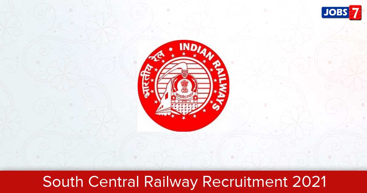 South Central Railway Recruitment 2024:  Jobs in South Central Railway | Apply @ scr.indianrailways.gov.in