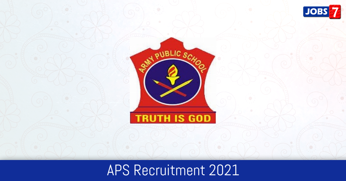APS Recruitment 2024: 52 Jobs in APS | Apply @ www.awesindia.com