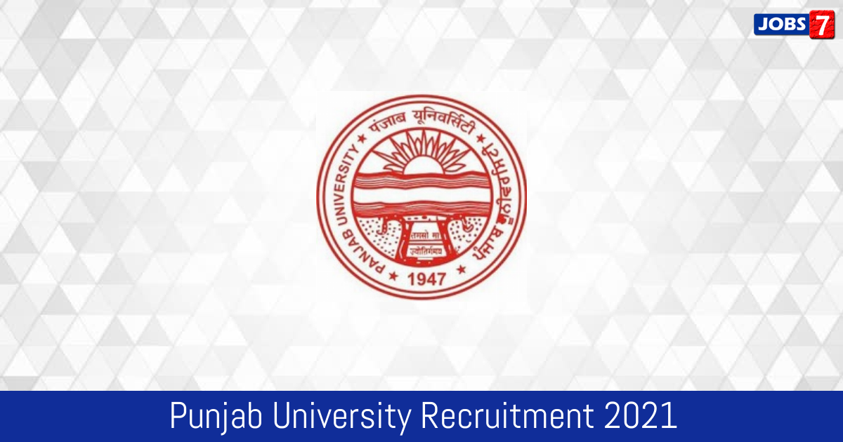 Punjab University Recruitment 2024:  Jobs in Punjab University | Apply @ puchd.ac.in