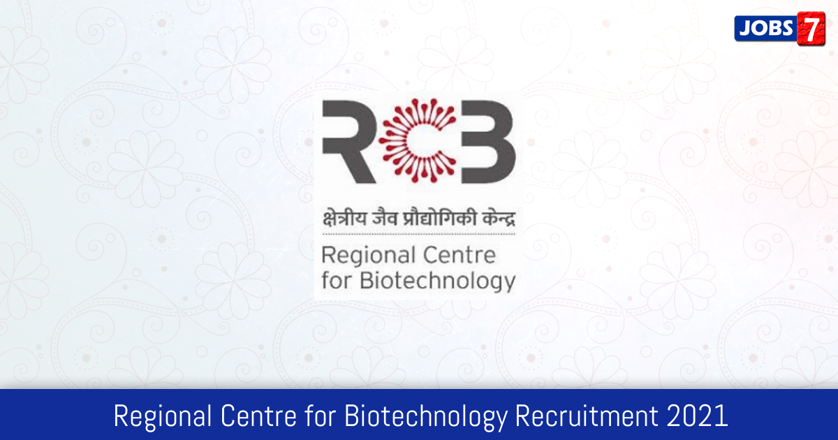 RCB Recruitment 2024:  Jobs in RCB | Apply @ www.rcb.res.in