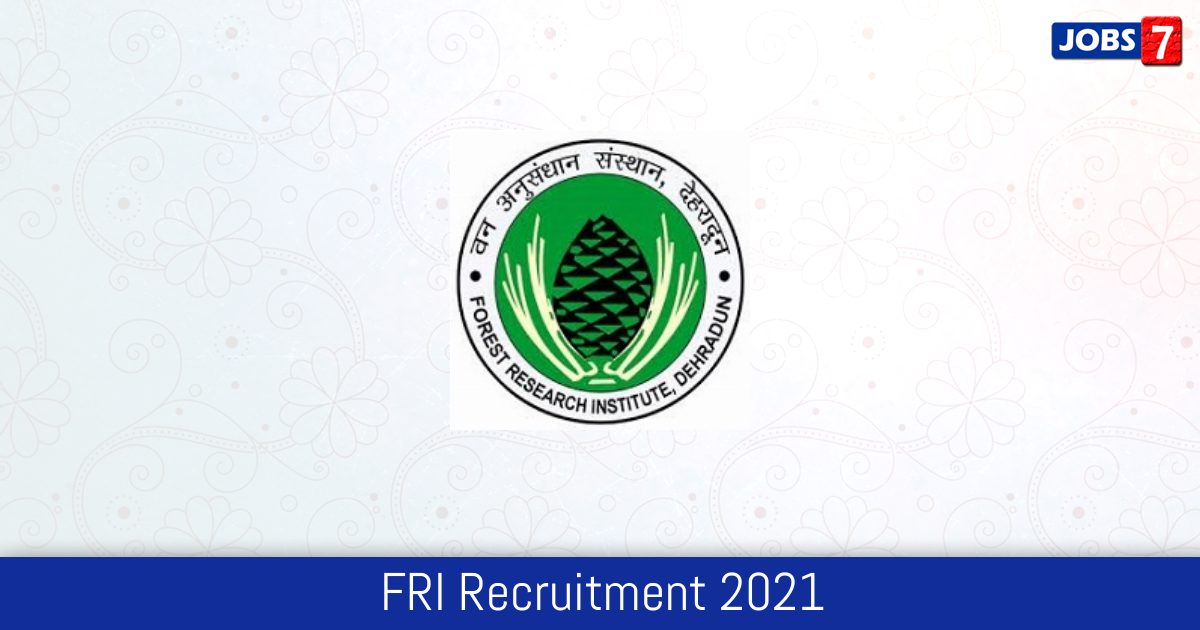FRI Recruitment 2024:  Jobs in FRI | Apply @ fridu.edu.in