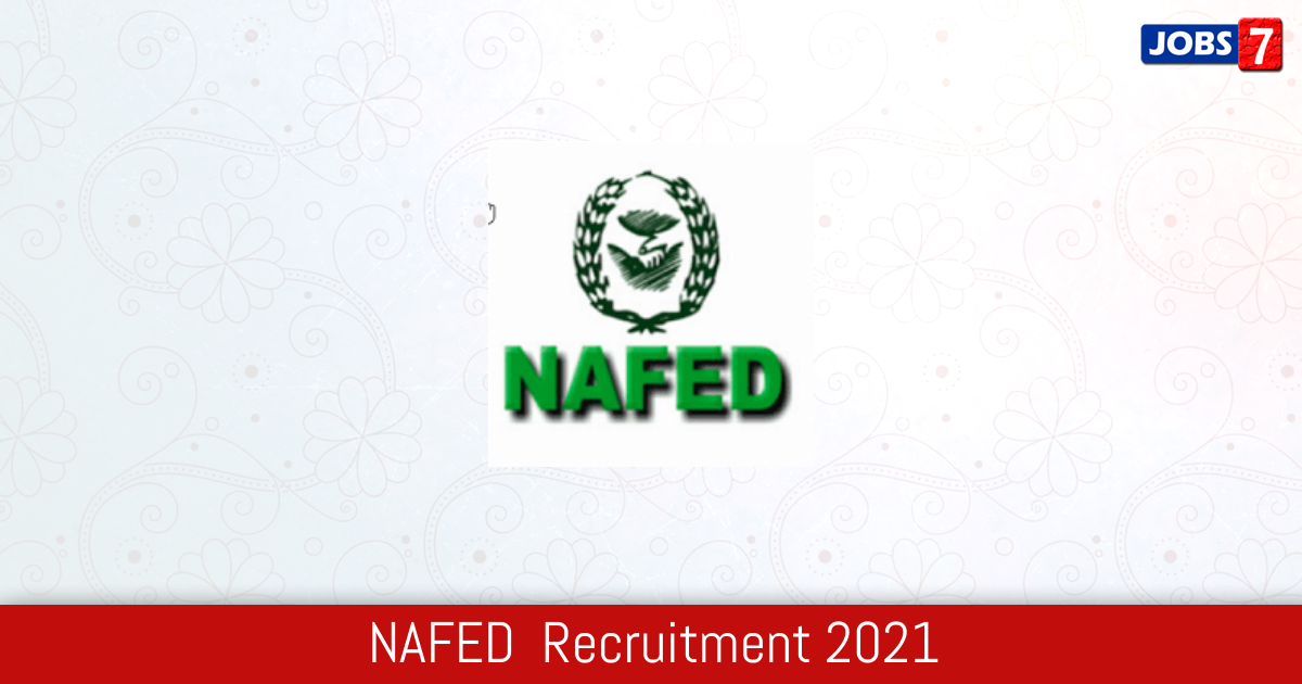 NAFED  Recruitment 2024:  Jobs in NAFED  | Apply @ www.nafed-india.com