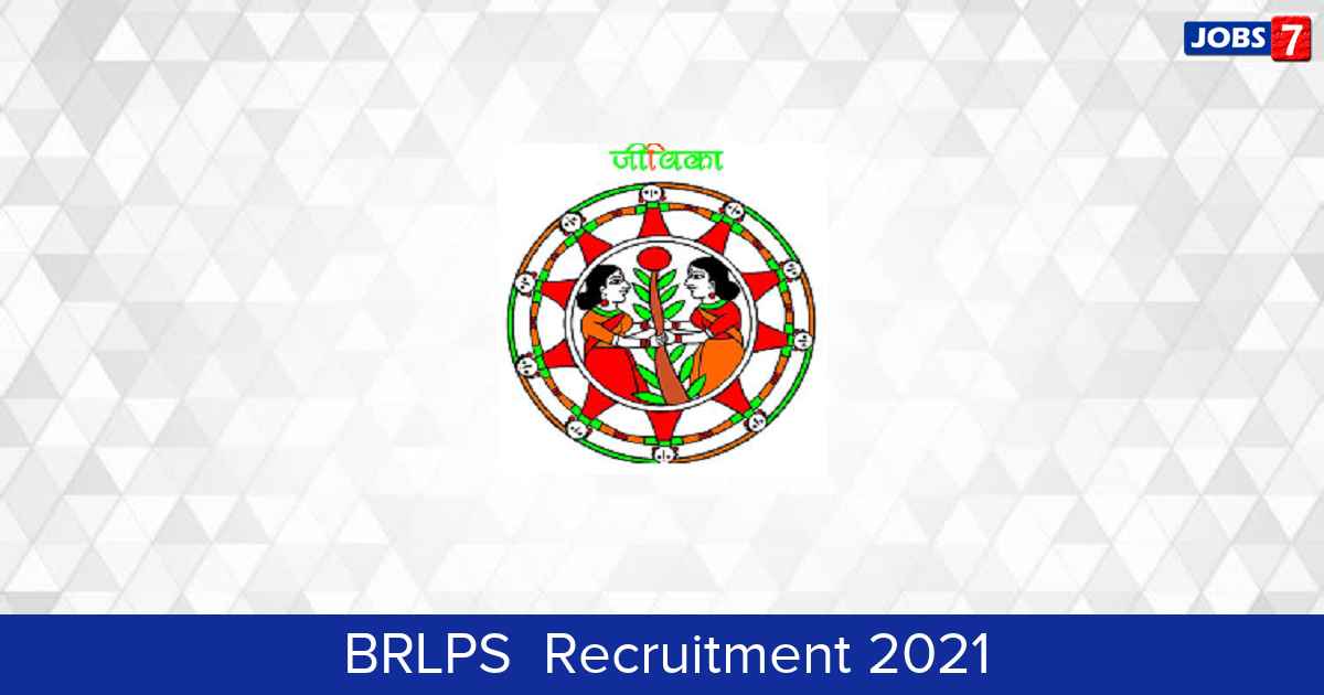 BRLPS  Recruitment 2024:  Jobs in BRLPS  | Apply @ brlp.in