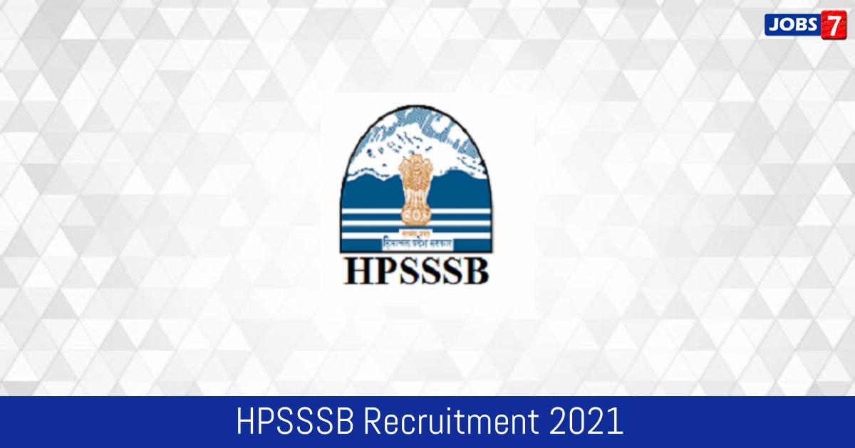 HPSSSB Recruitment 2024:  Jobs in HPSSSB | Apply @ www.hpsssb.hp.gov.in