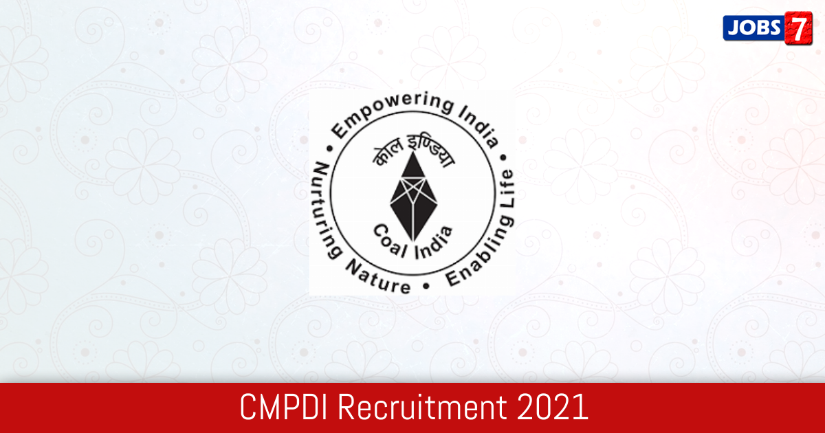 CMPDI Recruitment 2024:  Jobs in CMPDI | Apply @ www.cmpdi.co.in