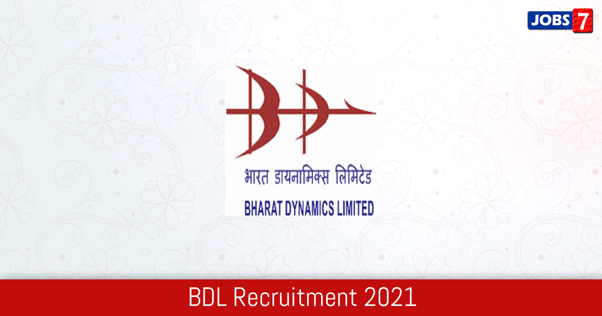 BDL Recruitment 2024:  Jobs in BDL | Apply @ bdl-india.in