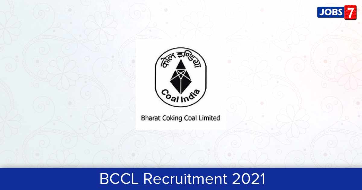 BCCL Recruitment 2024:  Jobs in BCCL | Apply @ www.bcclweb.in