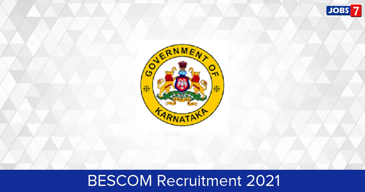 BESCOM Recruitment 2024:  Jobs in BESCOM | Apply @ bescom.karnataka.gov.in