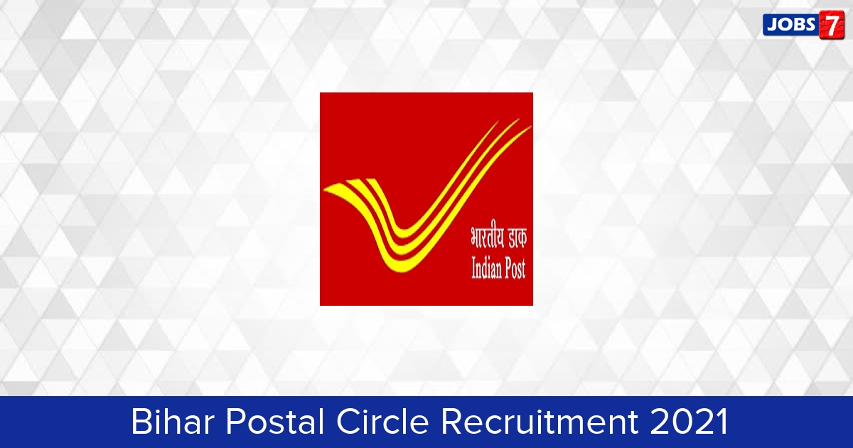 Bihar Postal Circle Recruitment 2024:  Jobs in Bihar Postal Circle | Apply @ appost.in