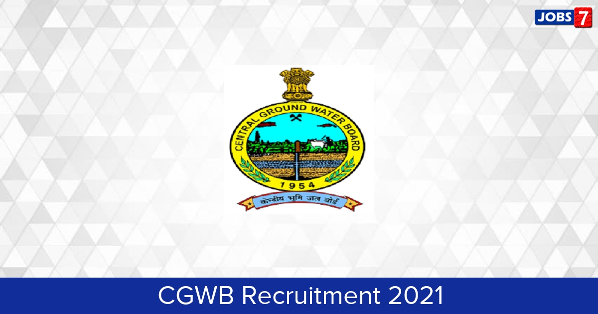 CGWB Recruitment 2024:  Jobs in CGWB | Apply @ cgwb.gov.in