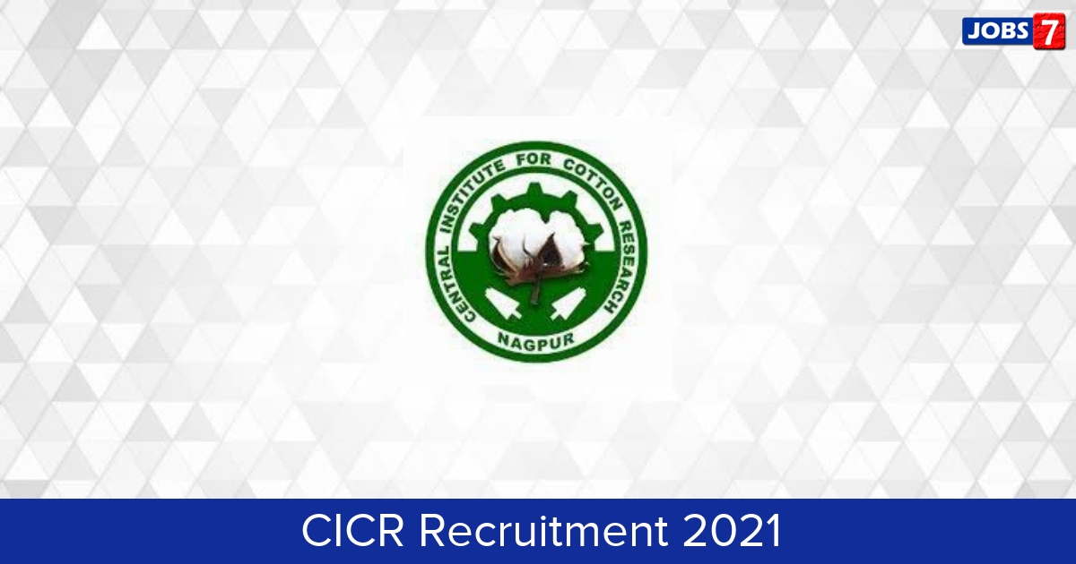 CICR Recruitment 2024:  Jobs in CICR | Apply @ www.cicr.org.in