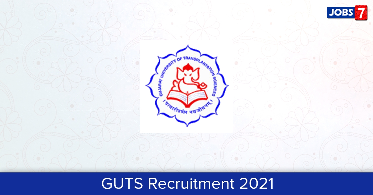 GUTS Recruitment 2024:  Jobs in GUTS | Apply @ www.guts.education