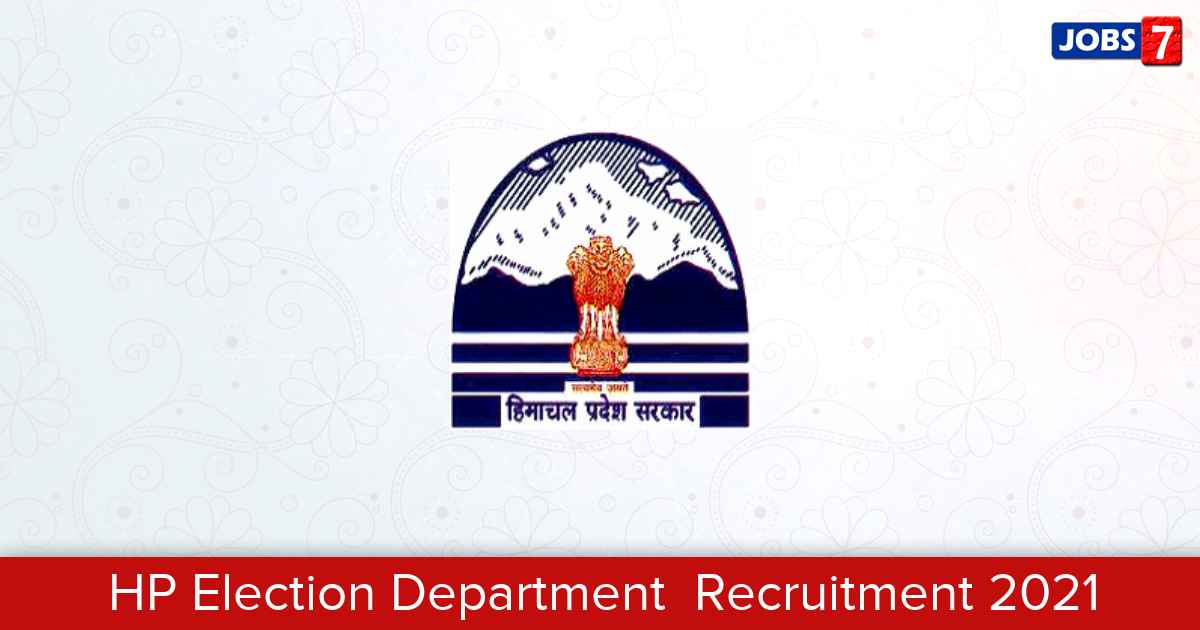 HP Election Department  Recruitment 2024:  Jobs in HP Election Department  | Apply @ himachal.nic.in