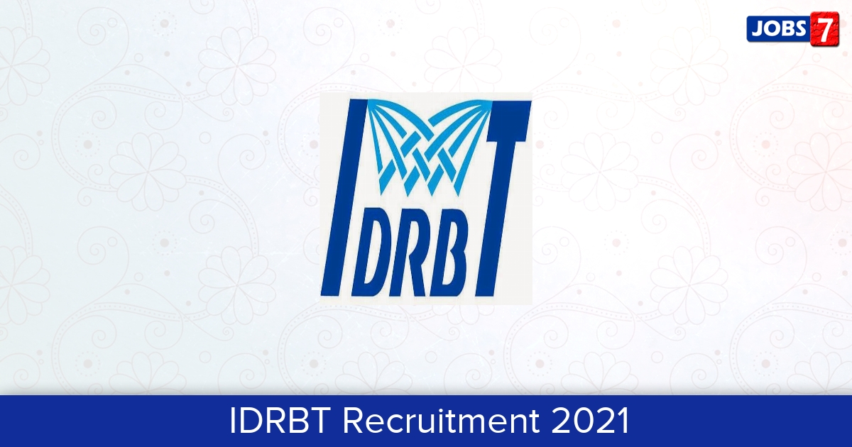IDRBT Recruitment 2024:  Jobs in IDRBT | Apply @ idrbt.ac.in