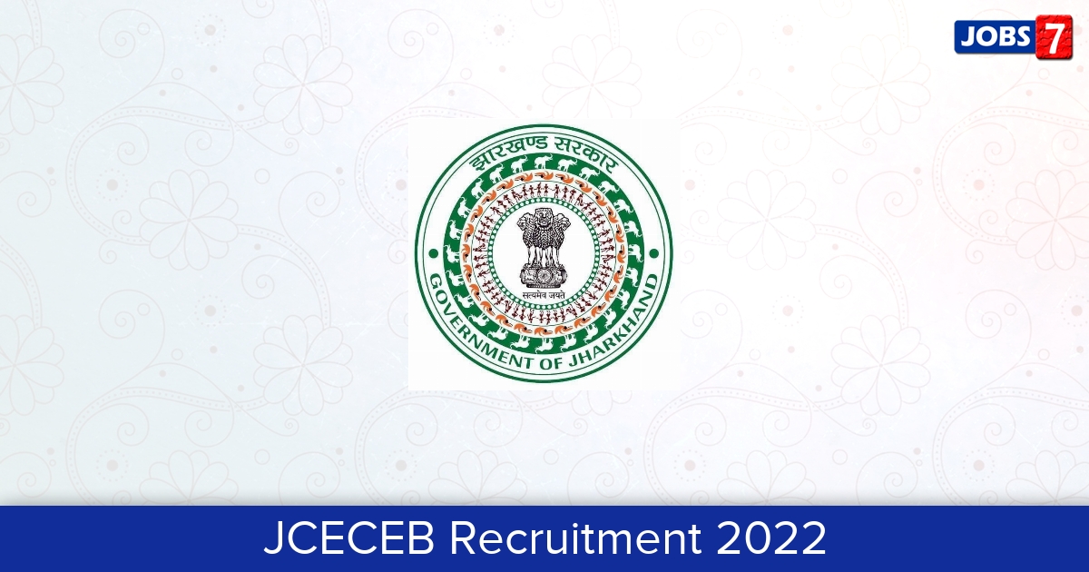 JCECEB Recruitment 2024:  Jobs in JCECEB | Apply @ jceceb.jharkhand.gov.in