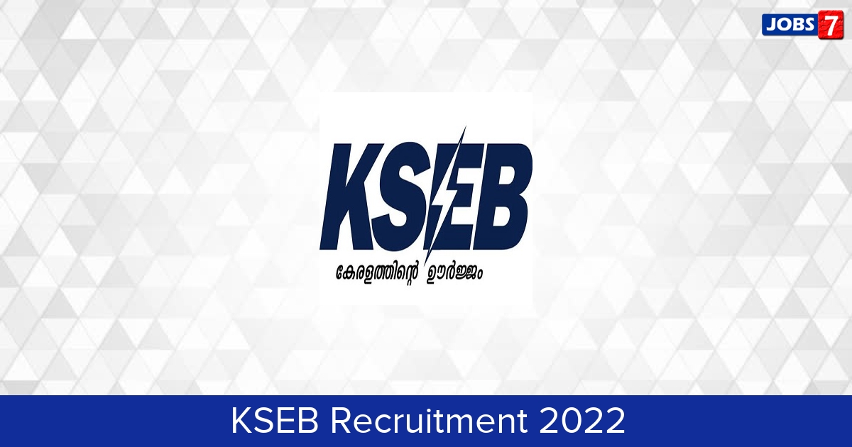 KSEB Recruitment 2024:  Jobs in KSEB | Apply @ kseb.in