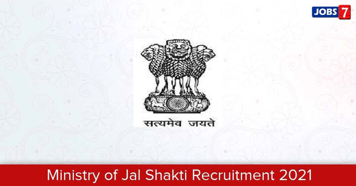 Ministry of Jal Shakti Recruitment 2024:  Jobs in Ministry of Jal Shakti | Apply @ jalshakti-dowr.gov.in