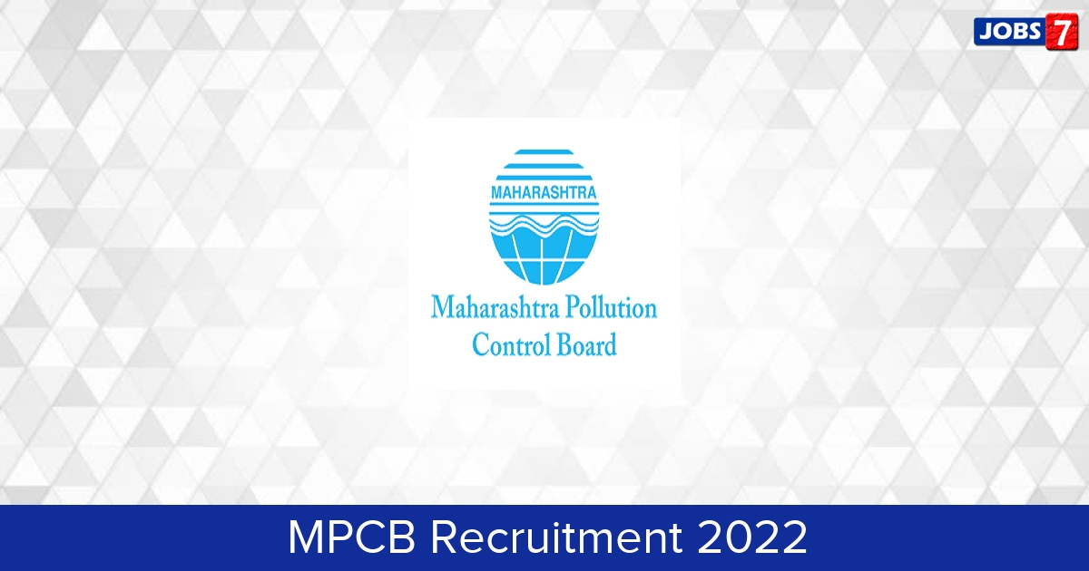 MPCB Recruitment 2024:  Jobs in MPCB | Apply @ mpcb.gov.in