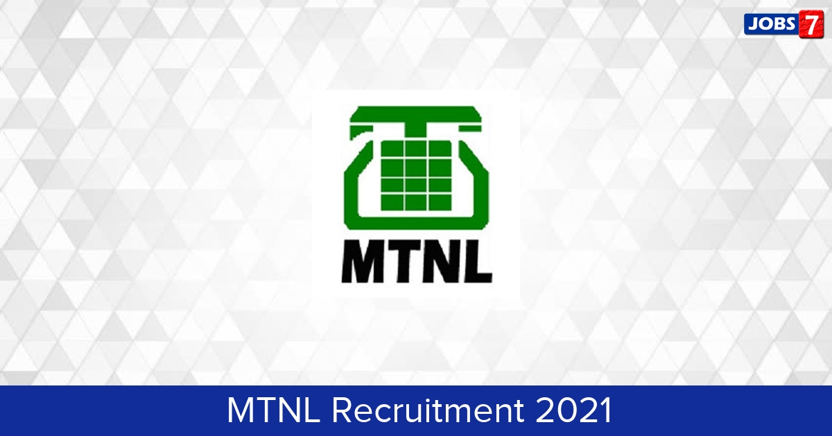 MTNL Recruitment 2024:  Jobs in MTNL | Apply @ mtnl.in