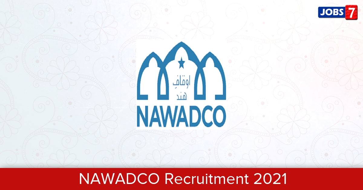 NAWADCO Recruitment 2024:  Jobs in NAWADCO | Apply @ nawadco.org.in