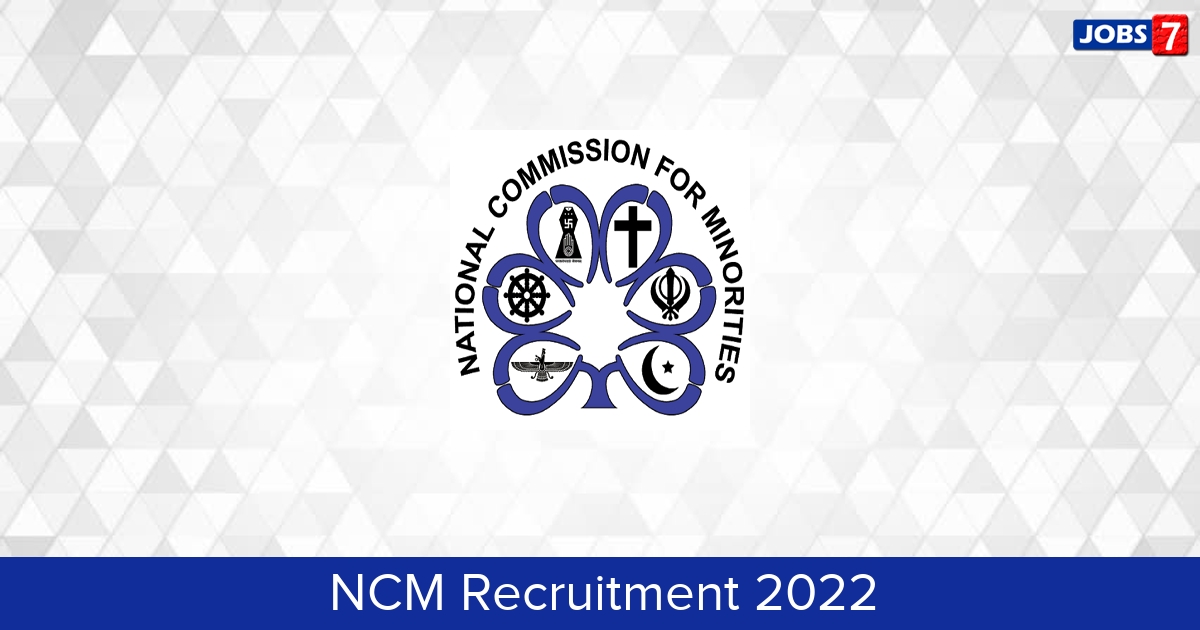 NCM Recruitment 2023:  Jobs in NCM | Apply @ ncm.nic.in