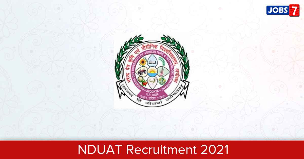 NDUAT Recruitment 2024:  Jobs in NDUAT | Apply @ www.nduat.org
