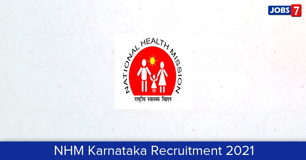 NHM Karnataka Recruitment 2024:  Jobs in NHM Karnataka | Apply @ techkshetra.info