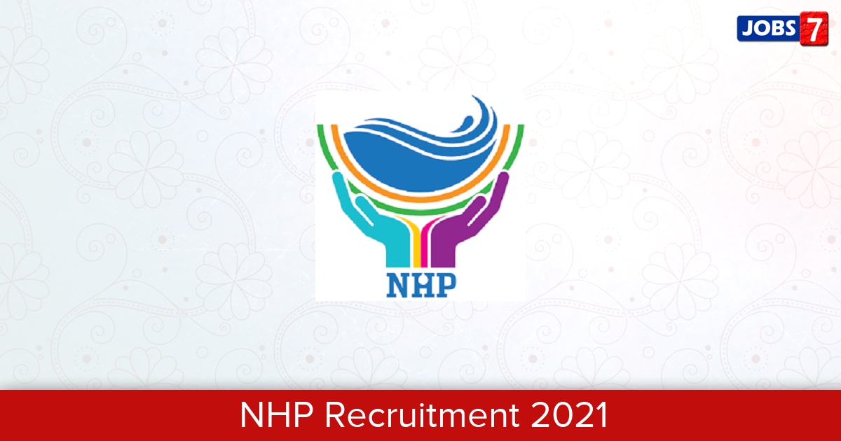 NHP Recruitment 2024:  Jobs in NHP | Apply @ nhp.mowr.gov.in