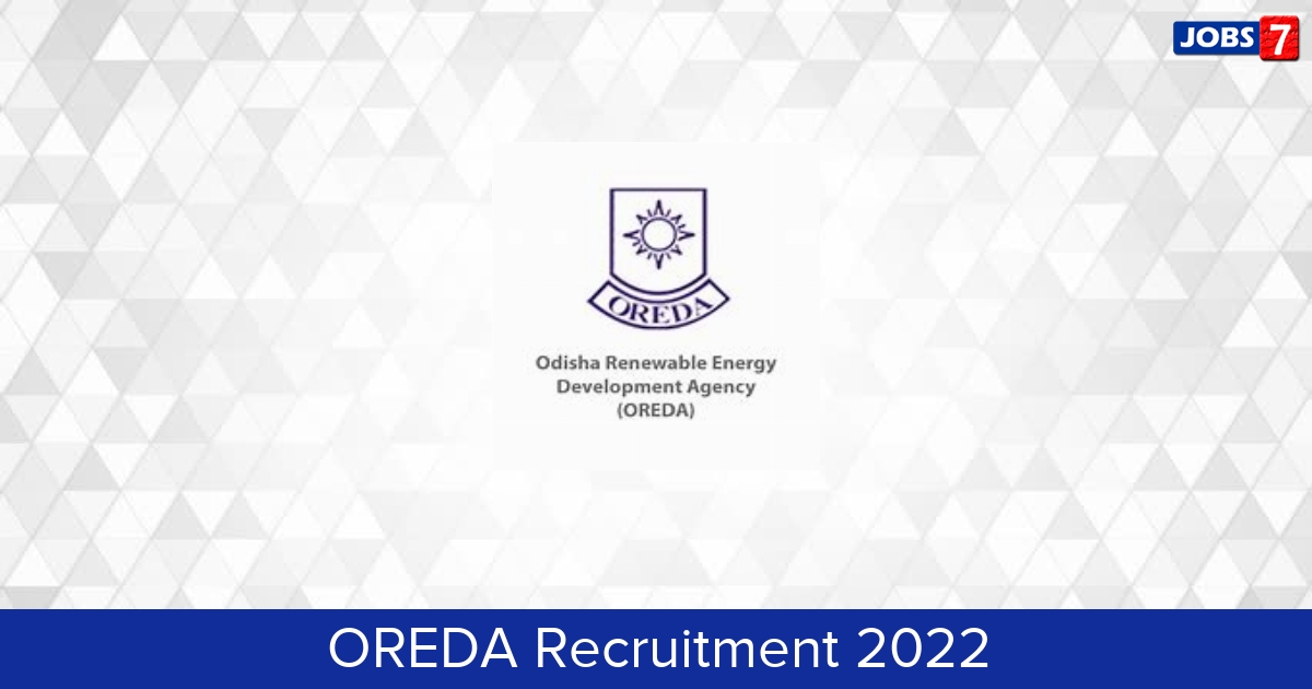 OREDA Recruitment 2024:  Jobs in OREDA | Apply @ oredaodisha.com