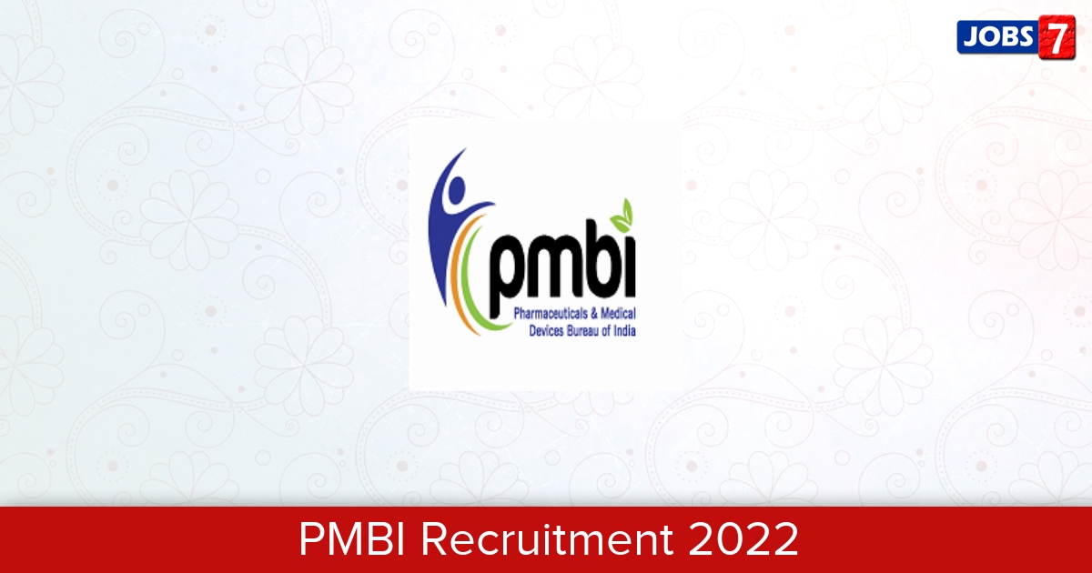 PMBI Recruitment 2024:  Jobs in PMBI | Apply @ janaushadhi.gov.in/