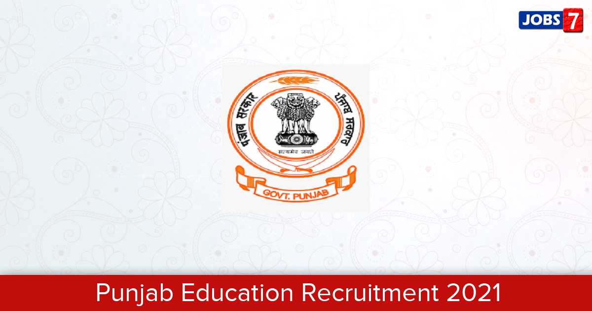 Punjab Education Recruitment 2024:  Jobs in Punjab Education | Apply @ www.educationrecruitmentboard.com