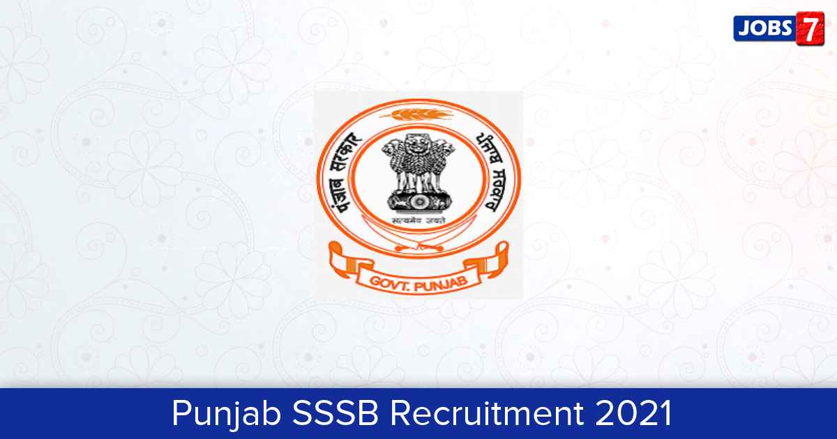 PSSSB Recruitment 2023: 2789 Jobs in PSSSB | Apply @ sssb.punjab.gov.in