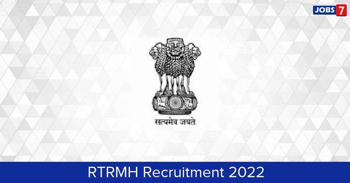 RTRMH Recruitment 2024:  Jobs in RTRMH | Apply @ health.delhigovt.nic.in