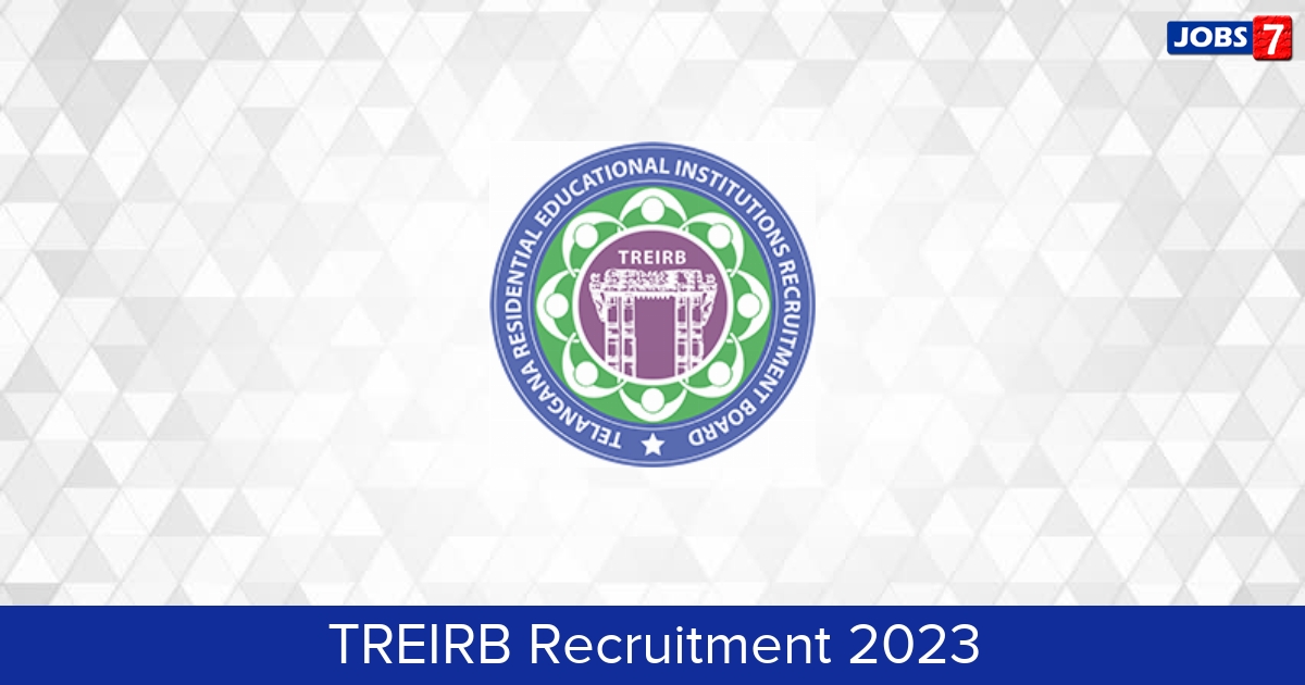TREIRB Recruitment 2024:  Jobs in TREIRB | Apply @ treirb.telangana.gov.in